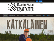 Tablet Screenshot of maarianvaaranteatteri.net
